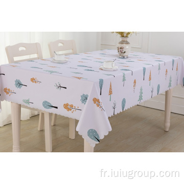 nappe de table en vinyle pour restaurant